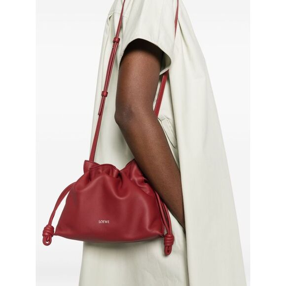 Loewe Women Flamenco Mini Leather Clutch - Picture 3 of 5